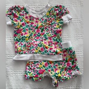 Janie and Jack Floral Baby Short Set